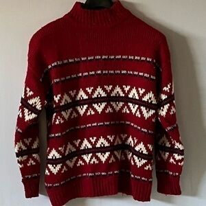 Tarazzia, woman’s wool blend knitted sweater, size L